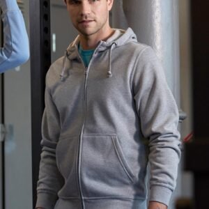 Felpa Basic Uomo con Cappuccio e Zip